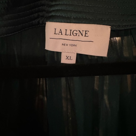 100%silk Laligne sheer dress xl - Picture 4 of 8